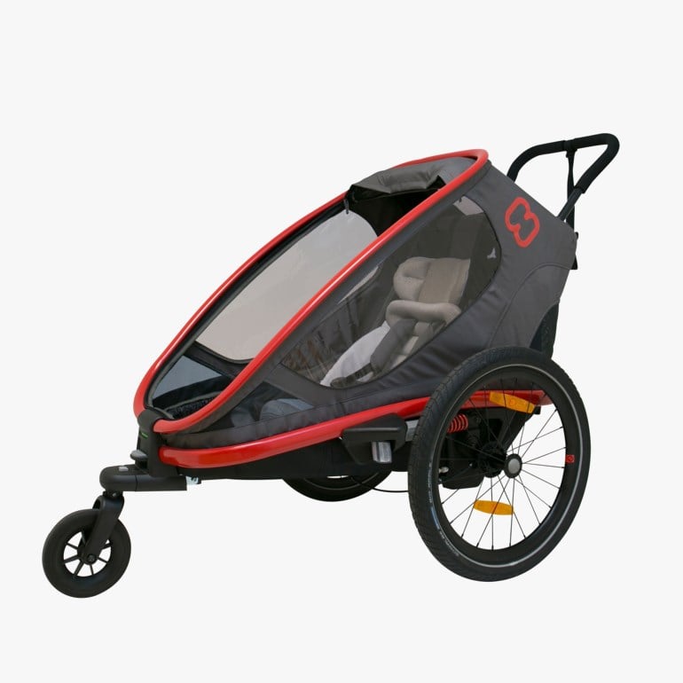 Hamax Outback ONE – Sykkelvogn til ett barn Rød - undefined - 1