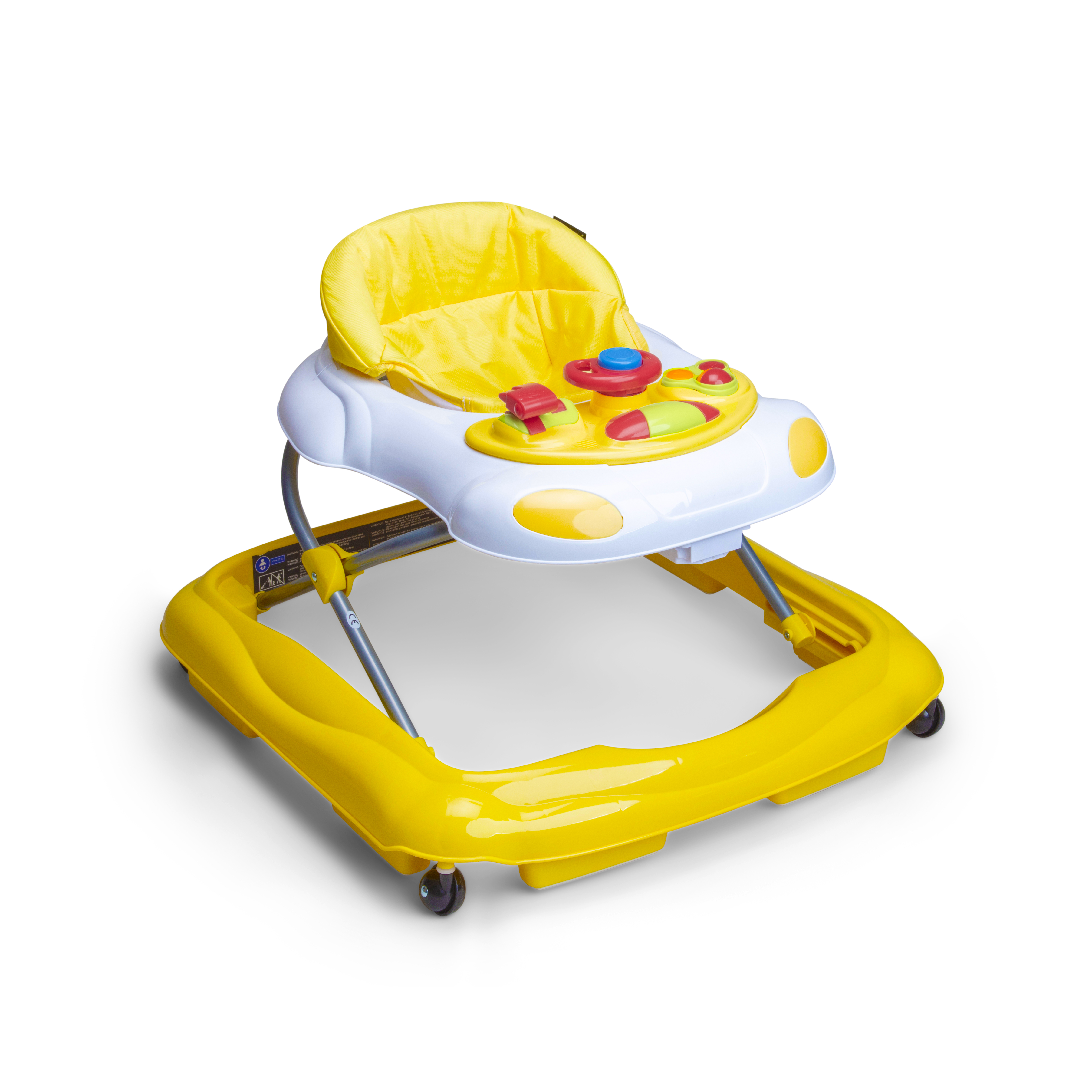 Ubbe gåstol, yellow