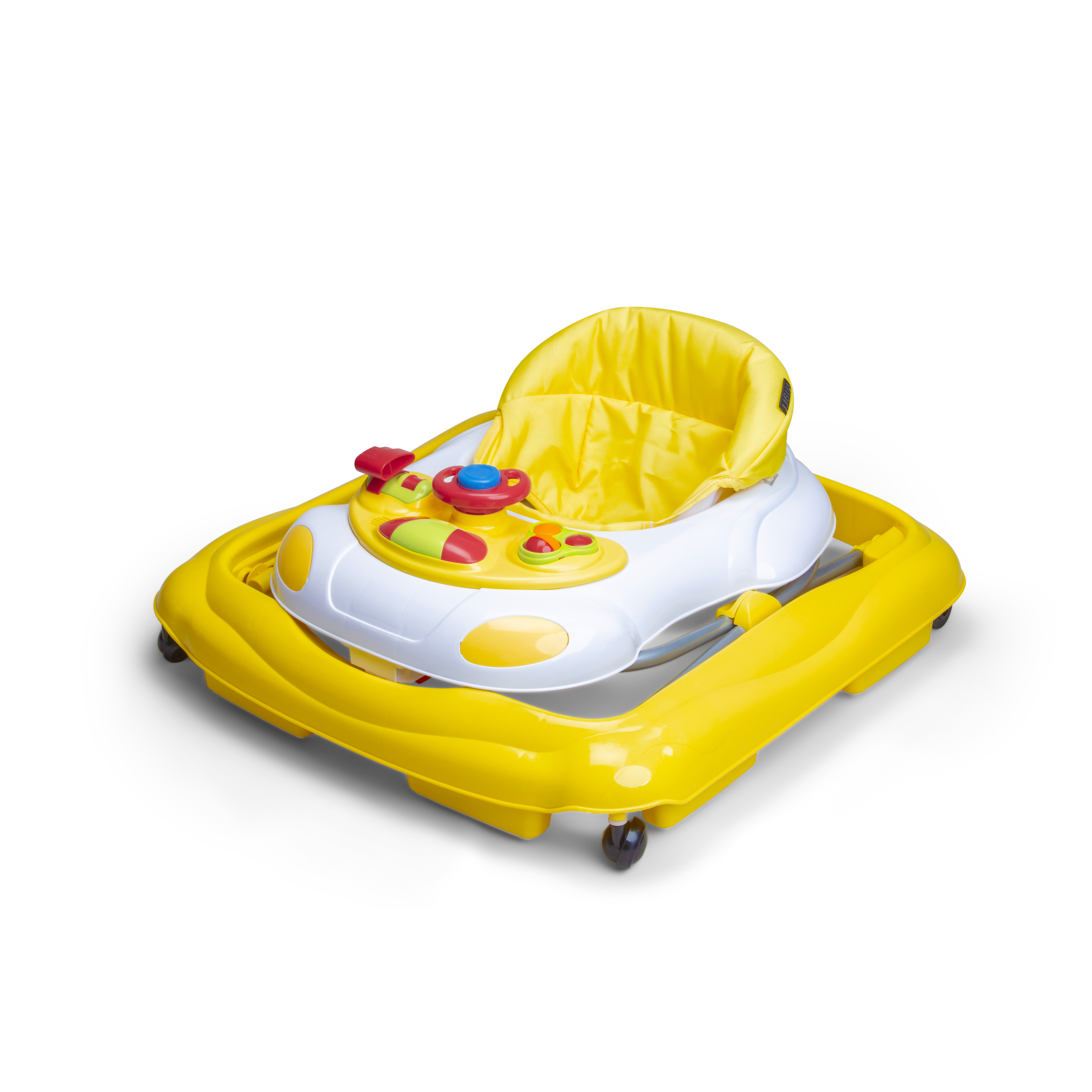Ubbe gåstol, yellow