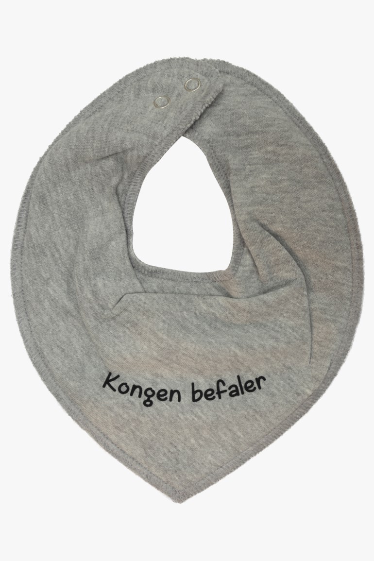 Isak smekke med tekst, blå Grå - undefined - 1