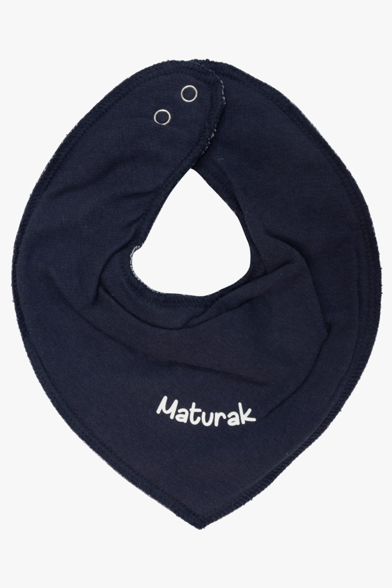 Isak smekke med tekst, blå Marine - undefined - 1