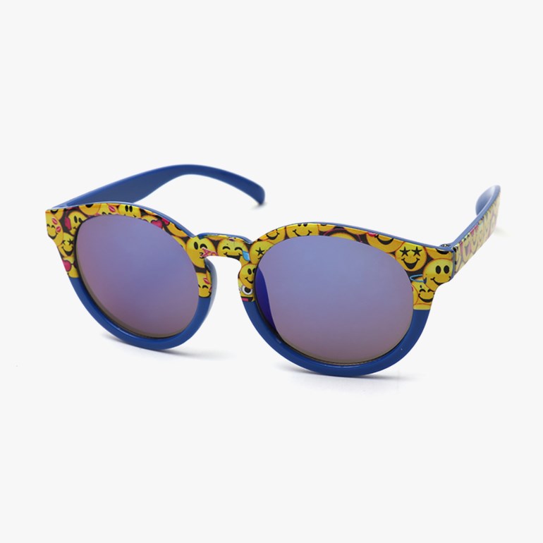 Solbriller junior blå emoji, blue Blå - undefined - 1
