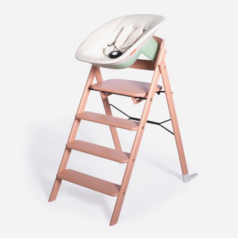 Klapp barnestol bøk med babysete null - undefined - 1