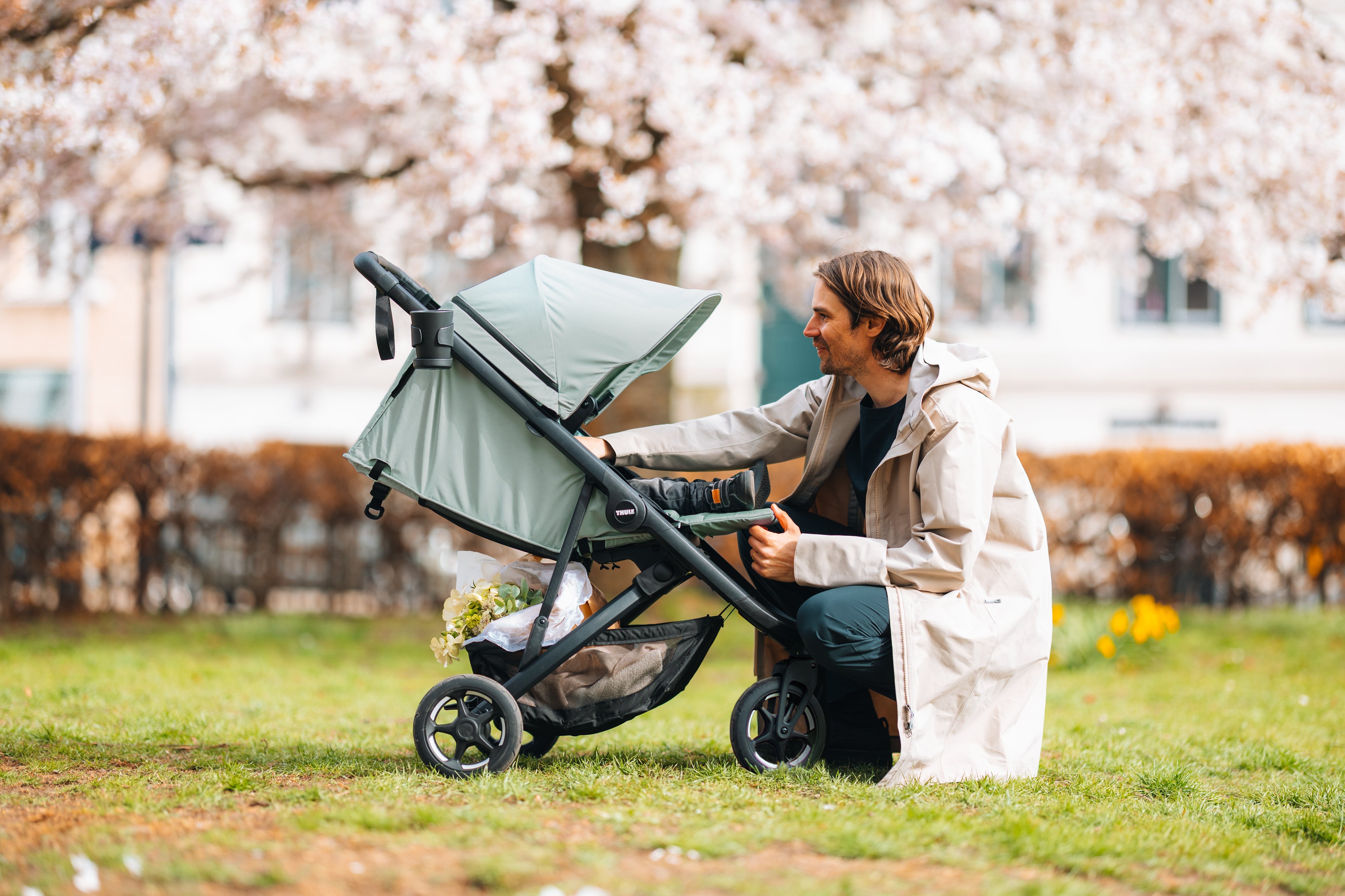 Thule Spring 2 Sportsvogn, Mist Green/Black