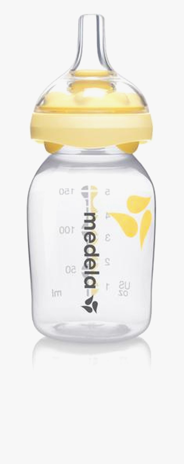 Calma flaske med flaskesmokk Transparent - undefined - 1