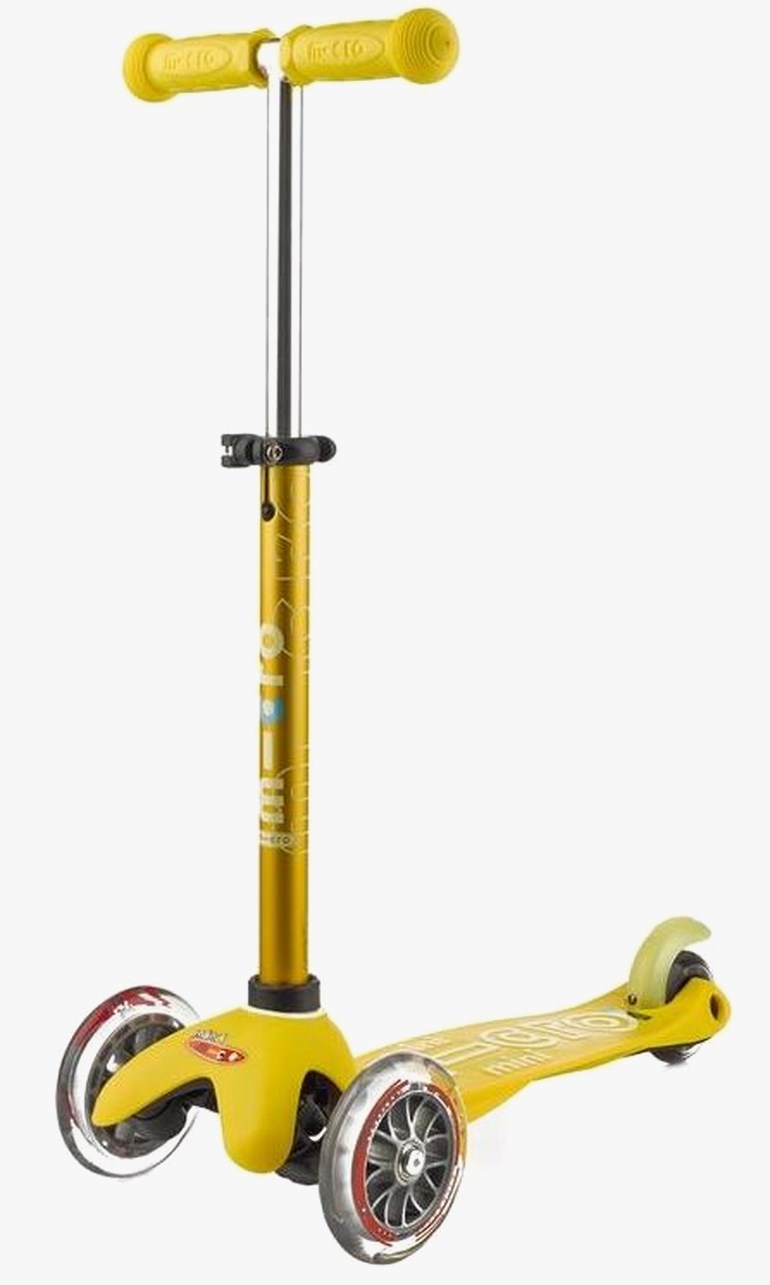 Mini Deluxe sparkesykkel, yellow Gul - 11013076-yellow-18mth - 1