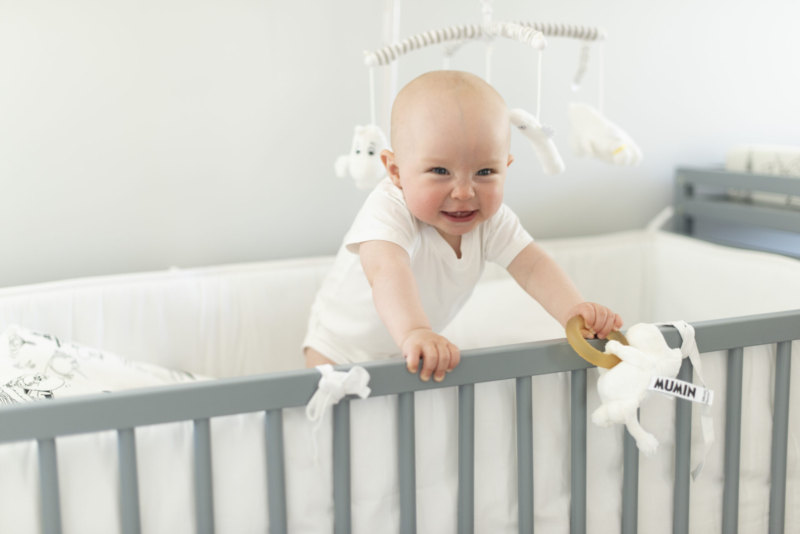 Mummitrollet Biteleke Med Naturgummiring