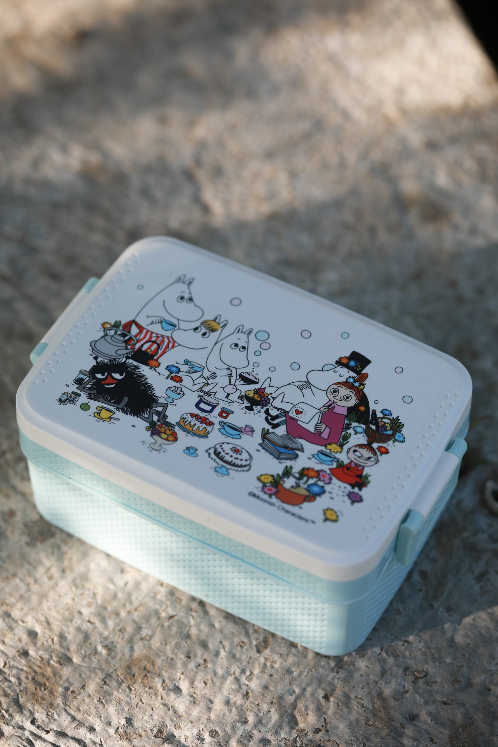 Mumin matboks, blue, picknick