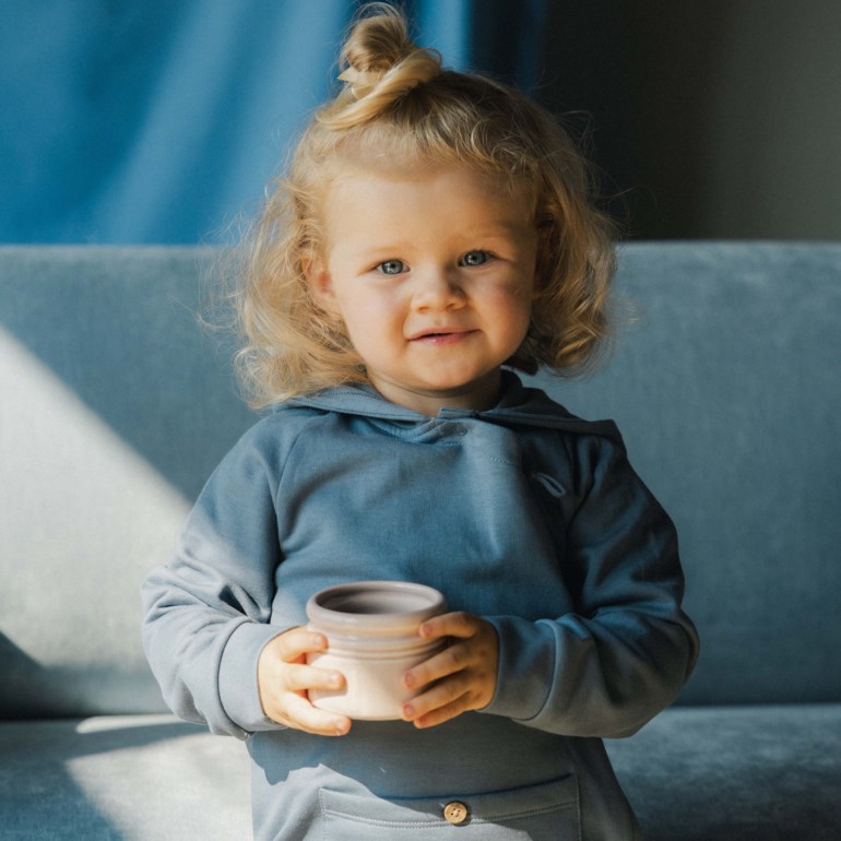 Mumle heldress i 100% økologisk bomull Blå - undefined - 1