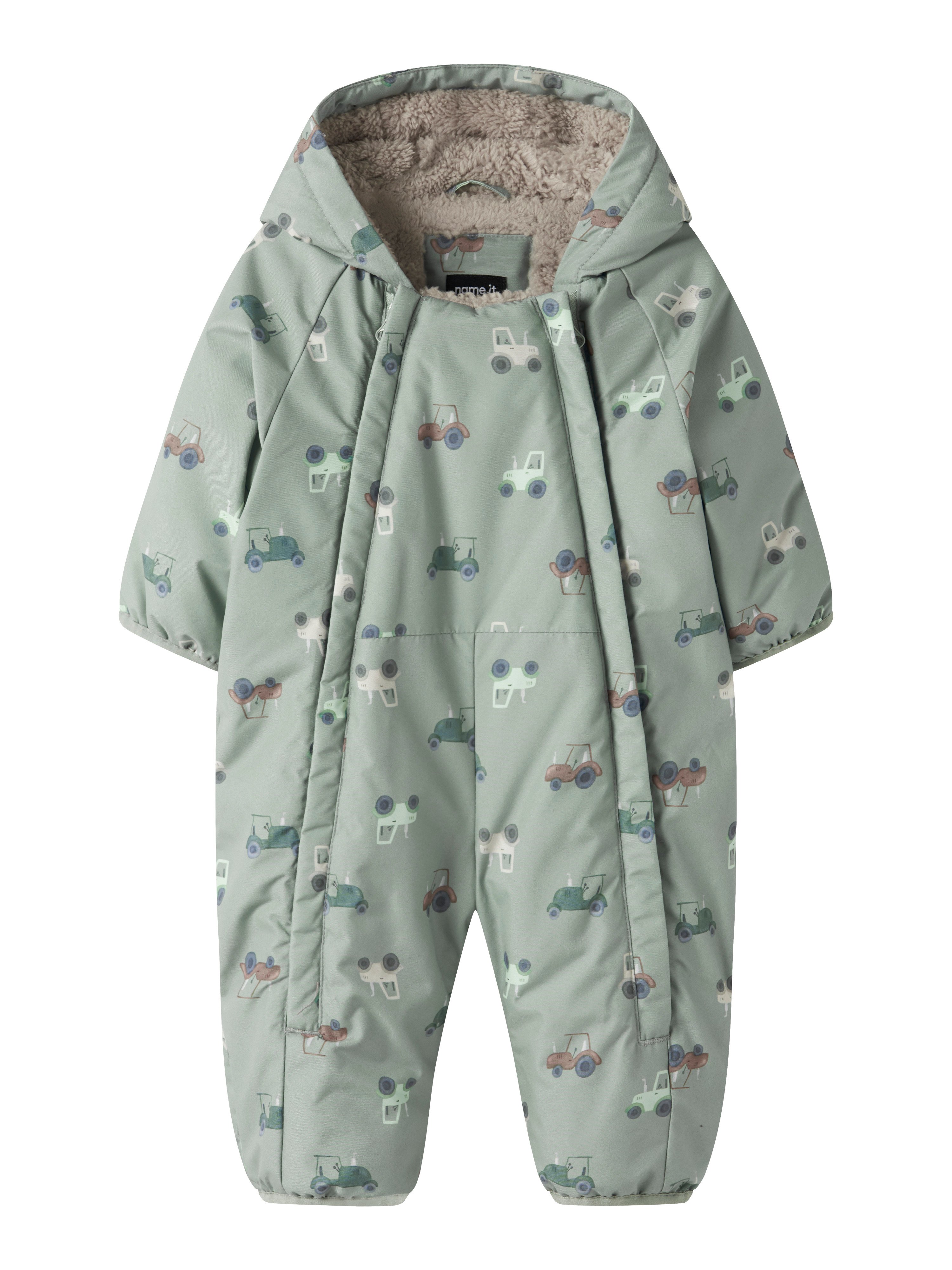Name It Snow05 parkdress, iceberggreen