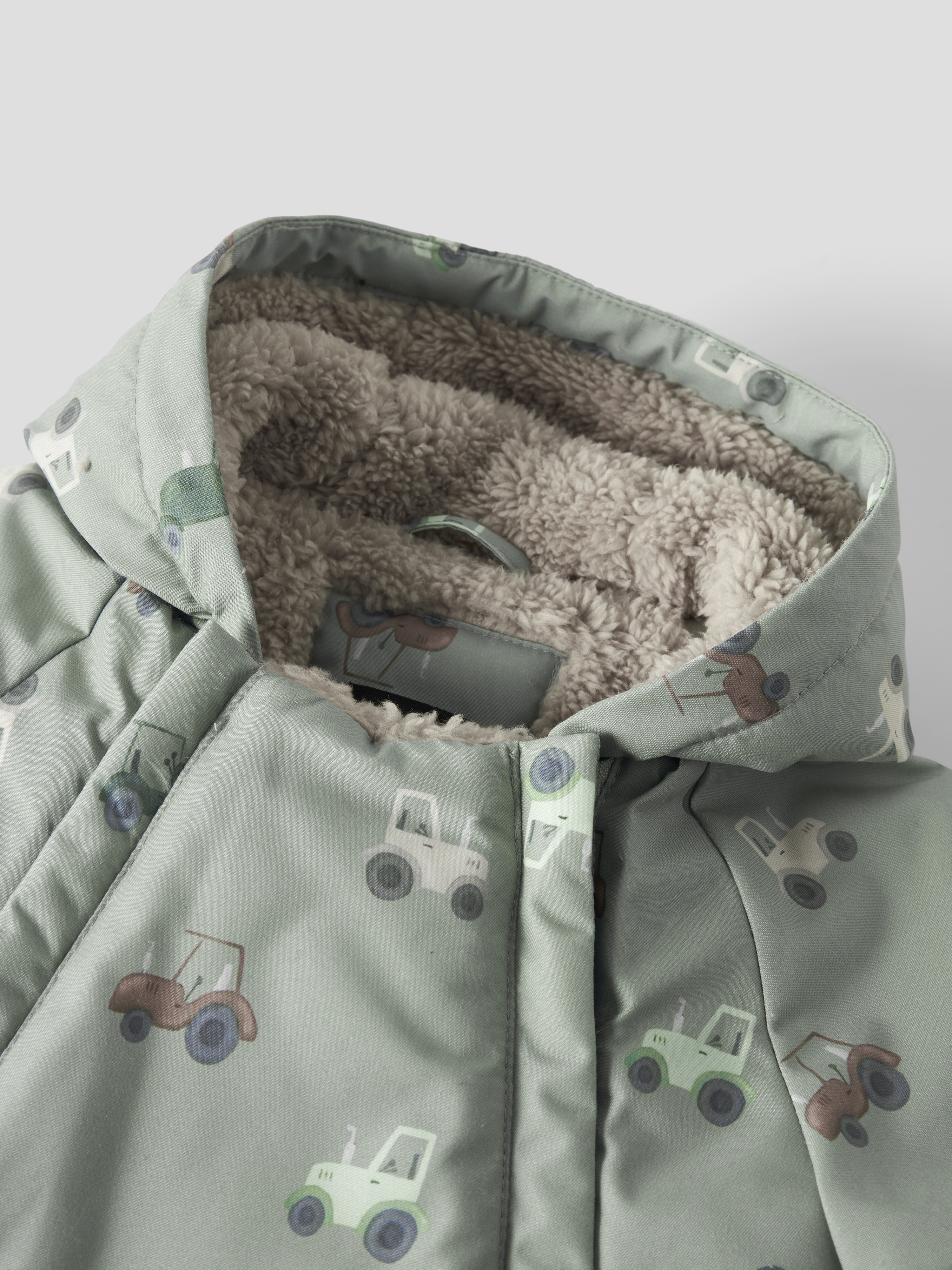 Name It Snow05 parkdress, iceberggreen