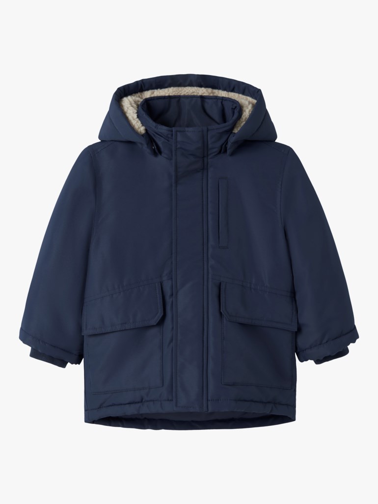 Name It Nmmmarlow vannavstøtende parkasjakke Blå - 11052189-NavyBlazer-92 cm - 1