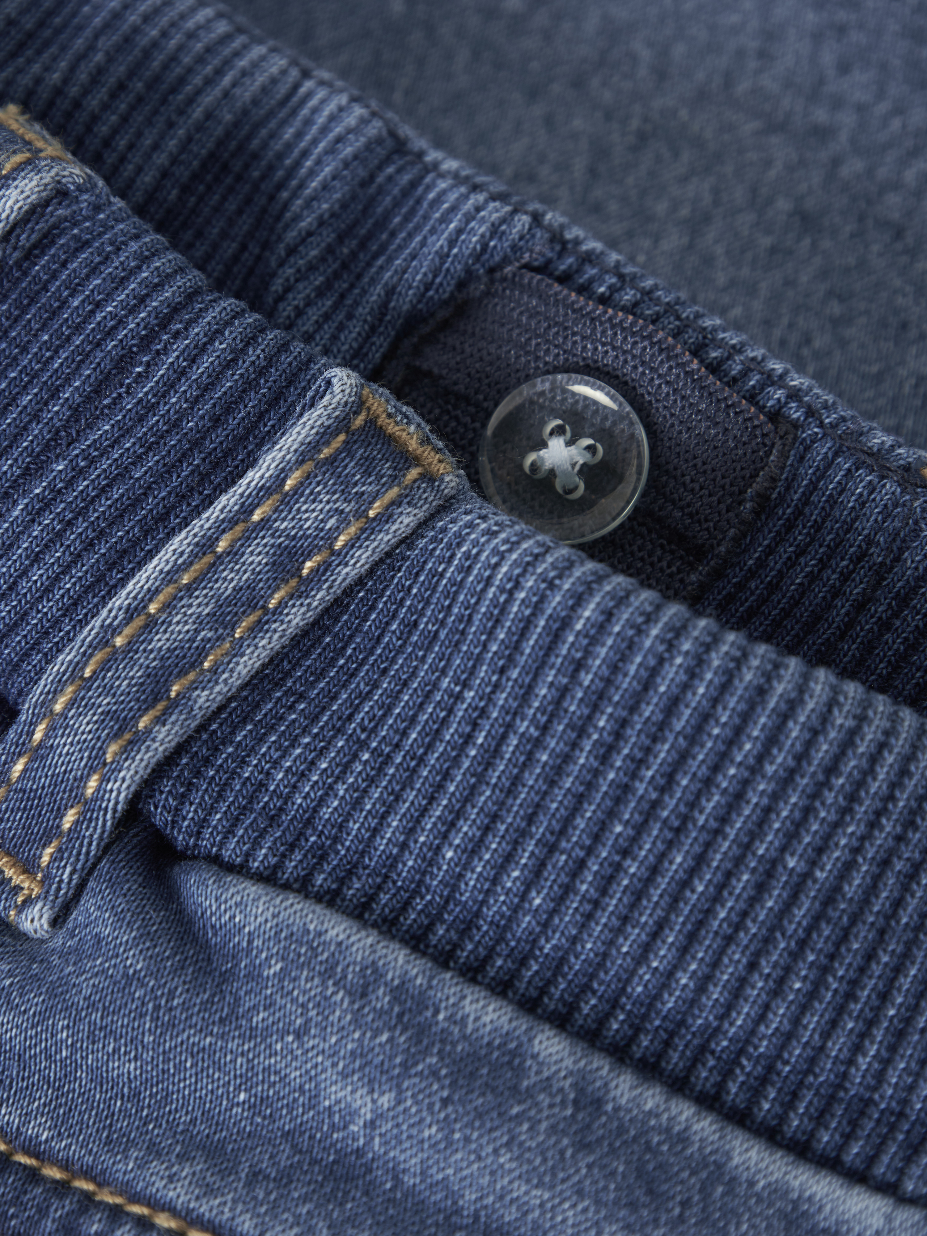Name It Ben baggy jeans med fleeceinnside, mediumbluedenim