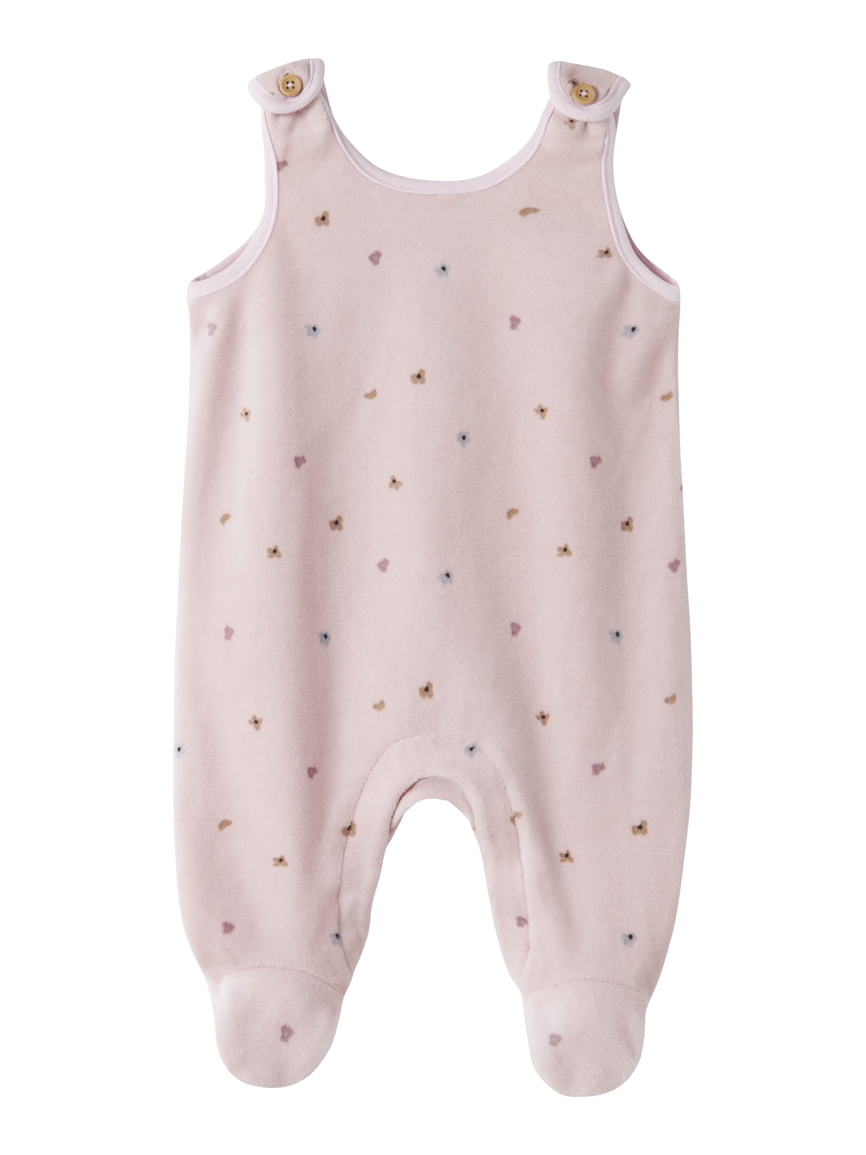 Name It Nabiaya velourheldress til baby, lotuspink