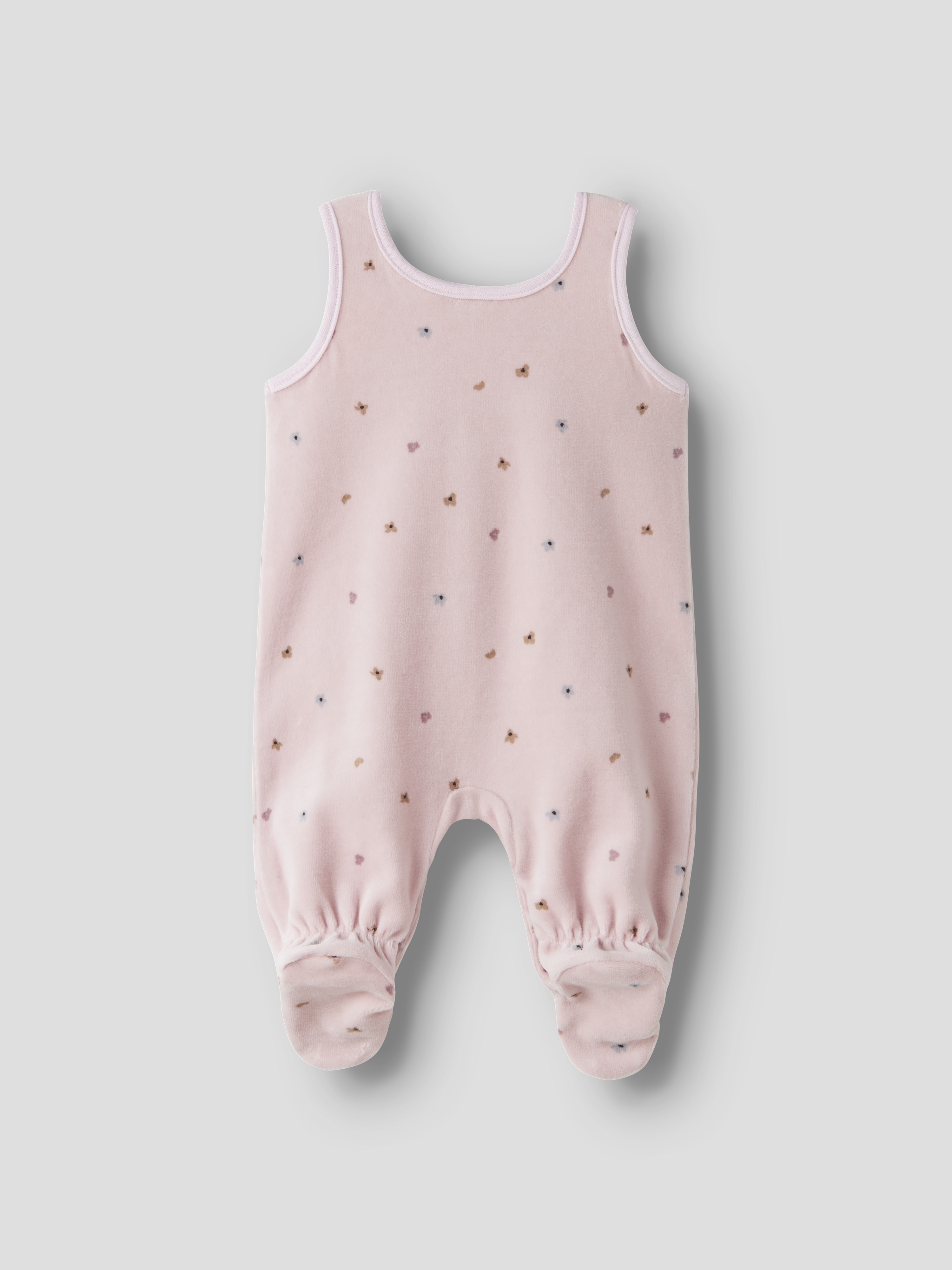 Name It Nabiaya velourheldress til baby, lotuspink