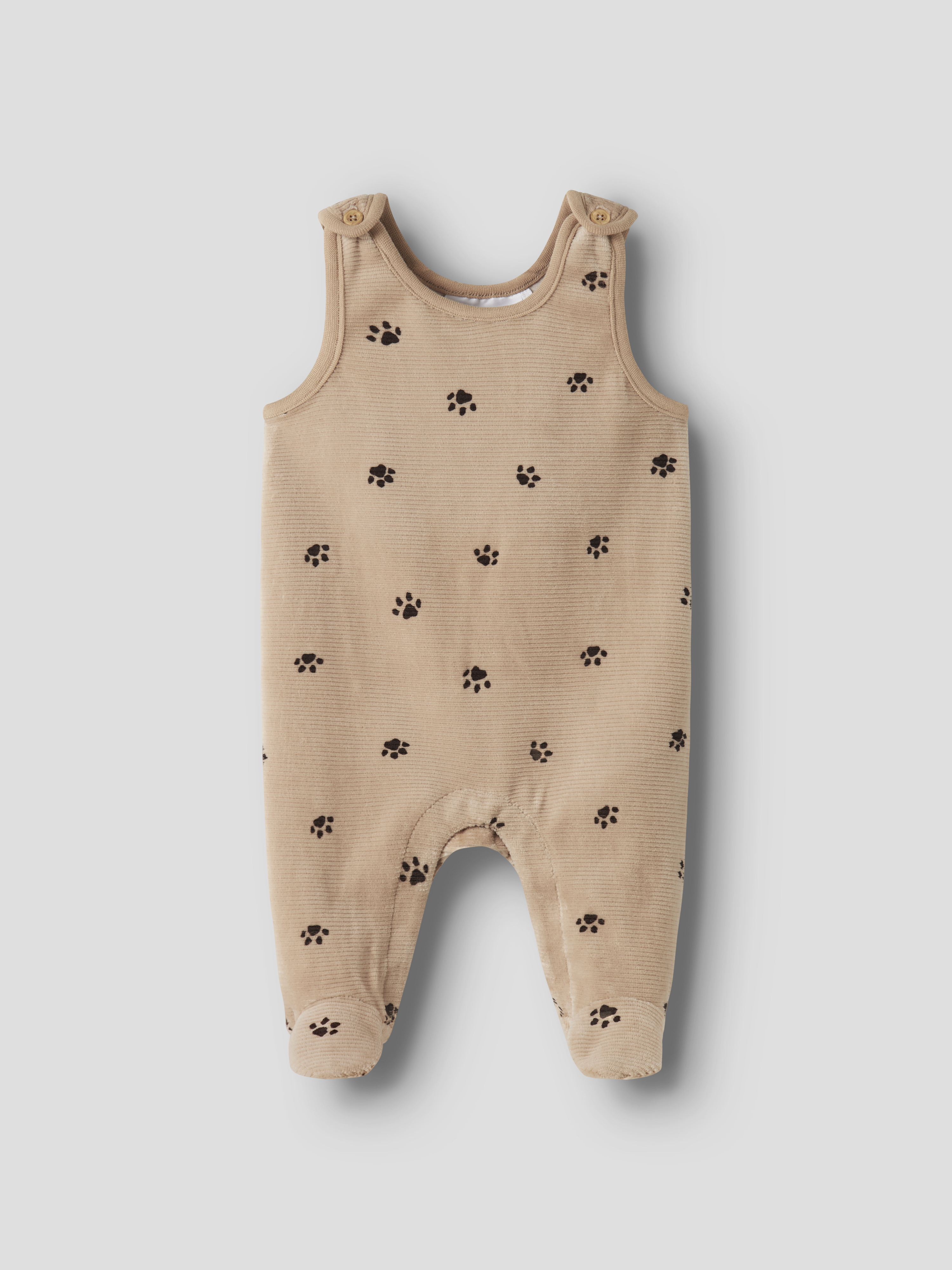 Name It Norden velourheldress til baby, sesame