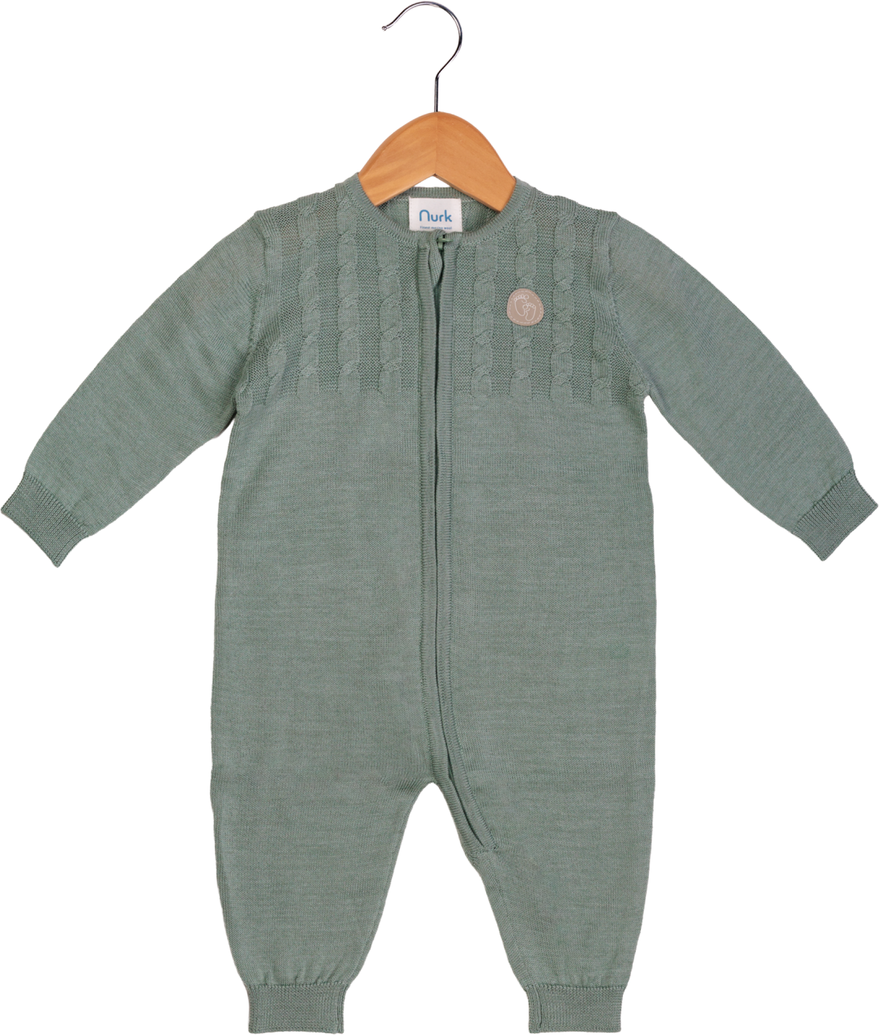 Heldress ull/silke, mose
