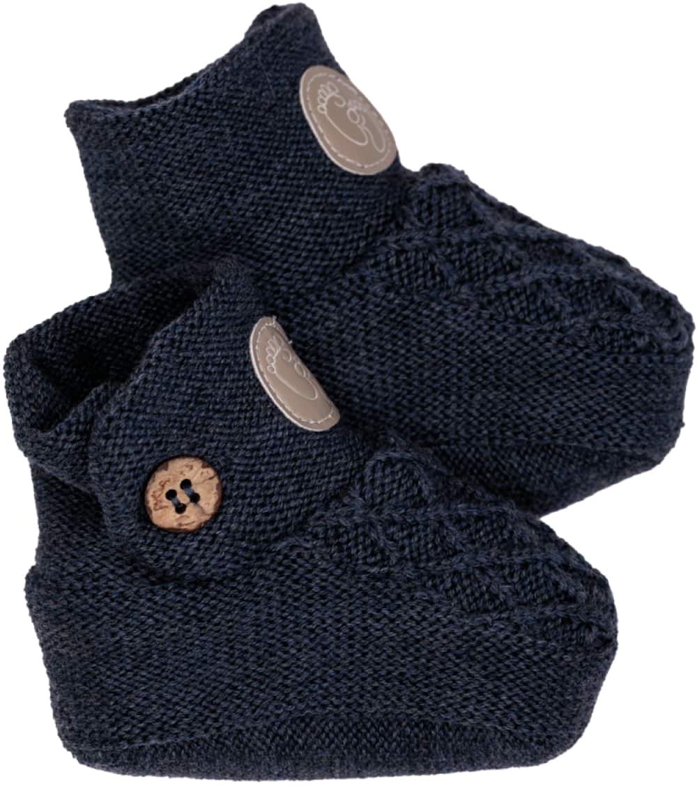 Nurk tøfler ull Marine - 11041021-midnatt-0-1 år - 1