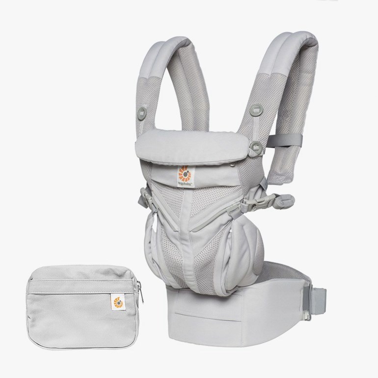 Omni 360 Cool Air bæresele, grey, mesh Grå - 11011039-grey-0mth-mesh - 1