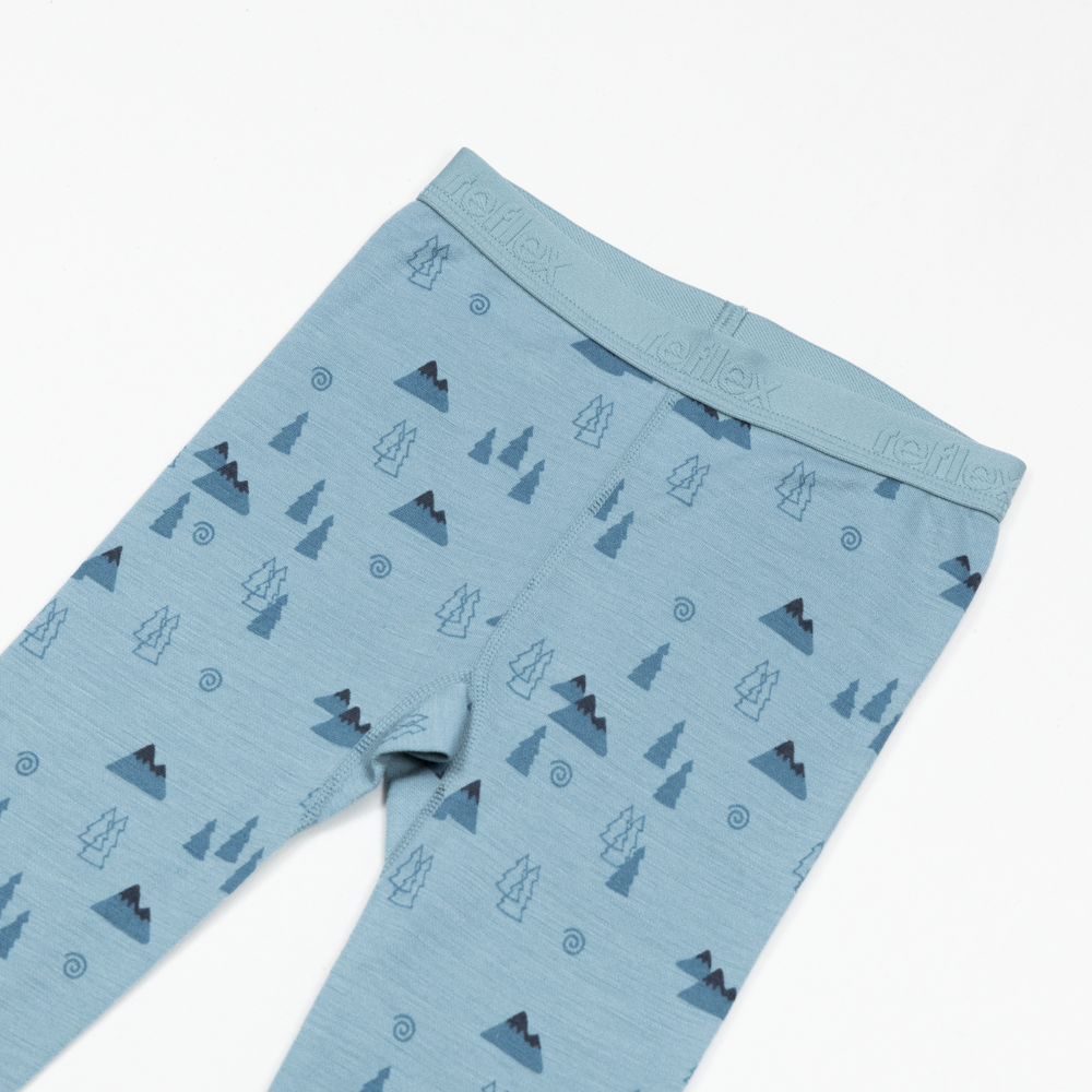 Bris merinoull/bambus babylongs, stoneblue