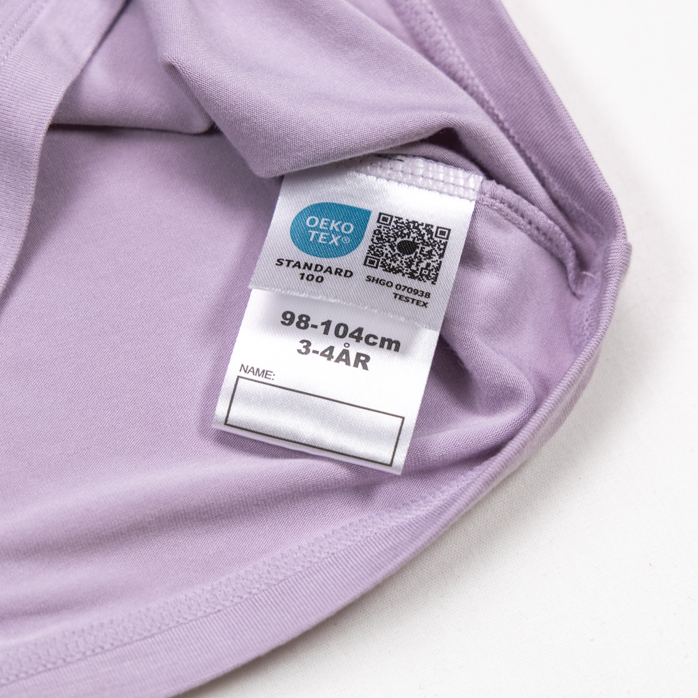 Linne bambus trøye, icepurple