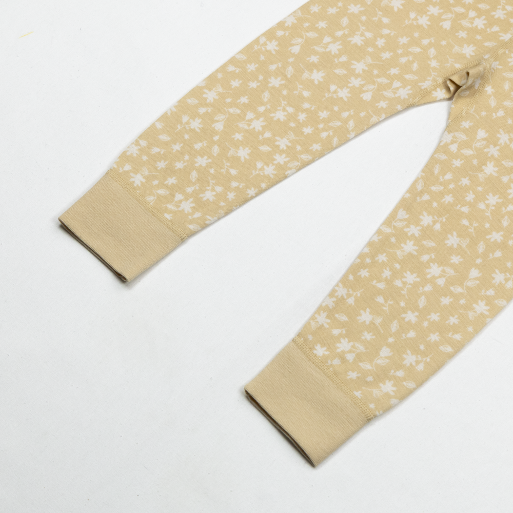 Bris merinoull/bambus babylongs, softbeige