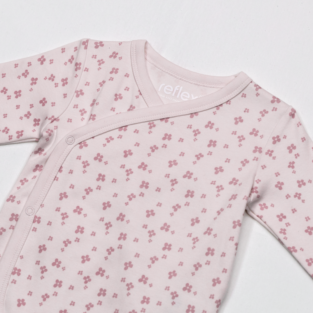 Lille trille omslagsbody, glowpink