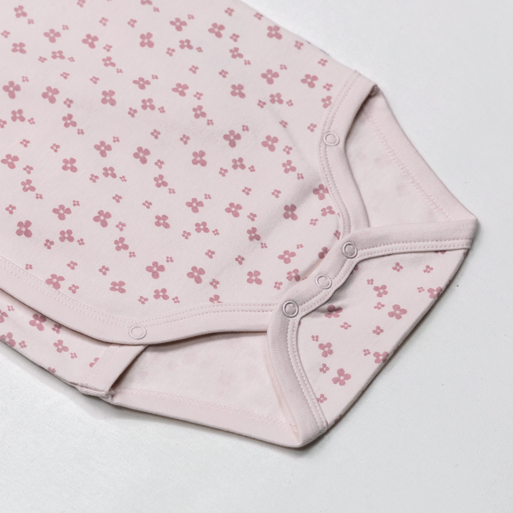Lille trille omslagsbody, glowpink