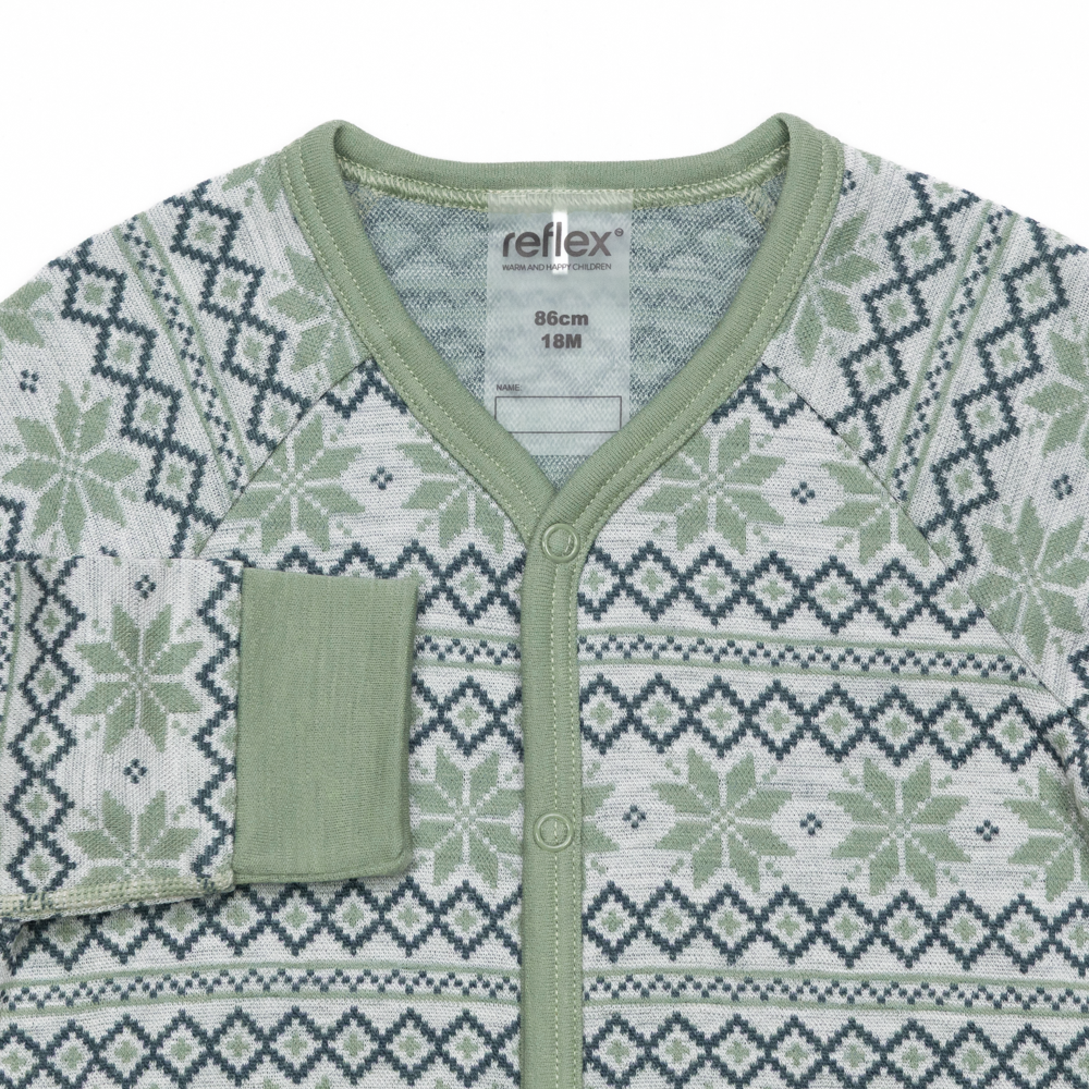 Nordlys heldress merinoull, olivegree