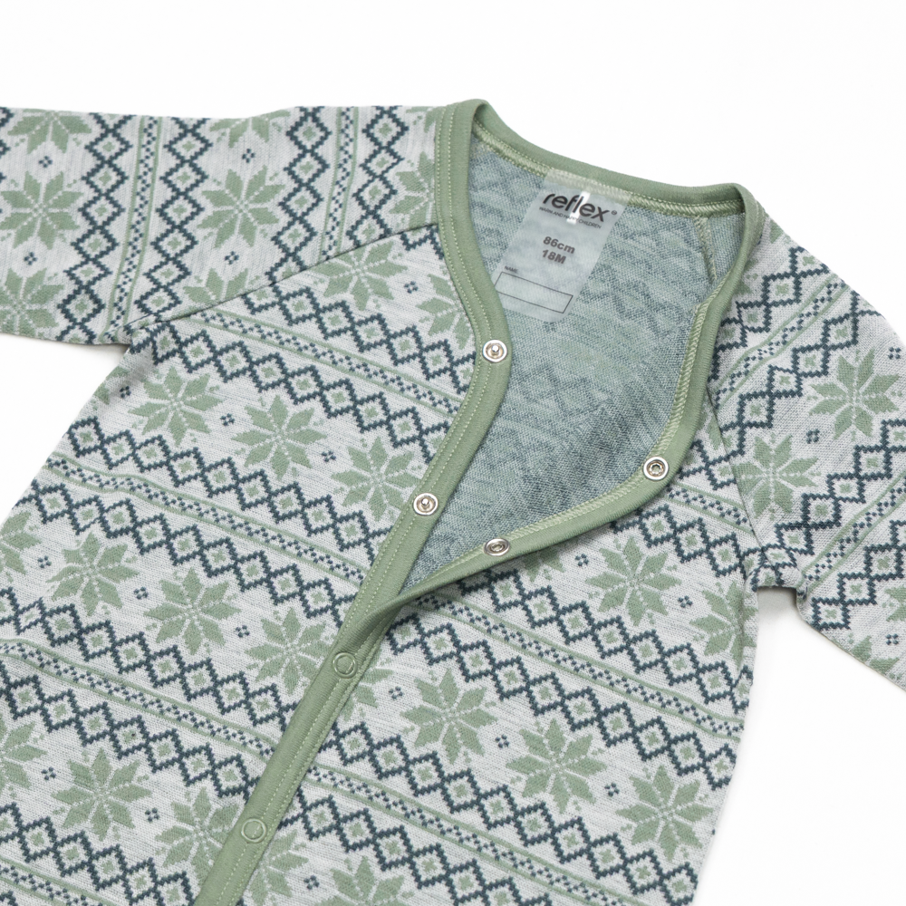 Nordlys heldress merinoull, olivegree