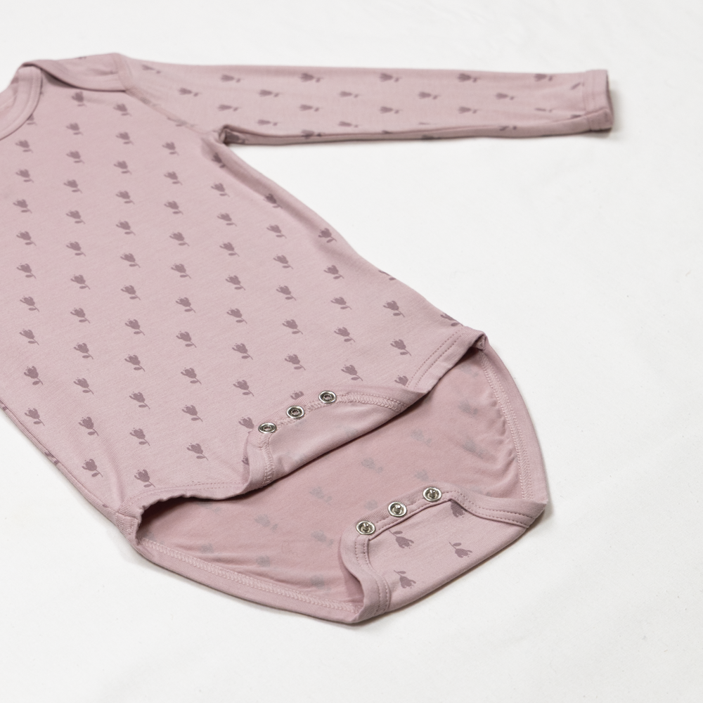 Linne bambus body, blush