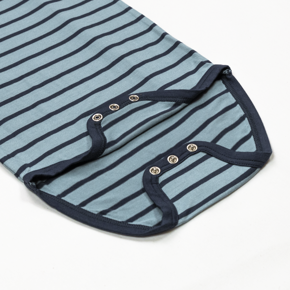 Linne bambus body, stoneblue