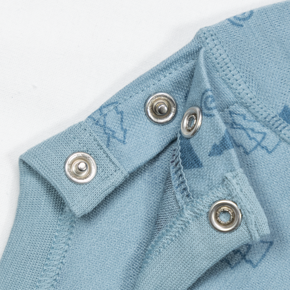 Bris merinoull/bambus body, stoneblue