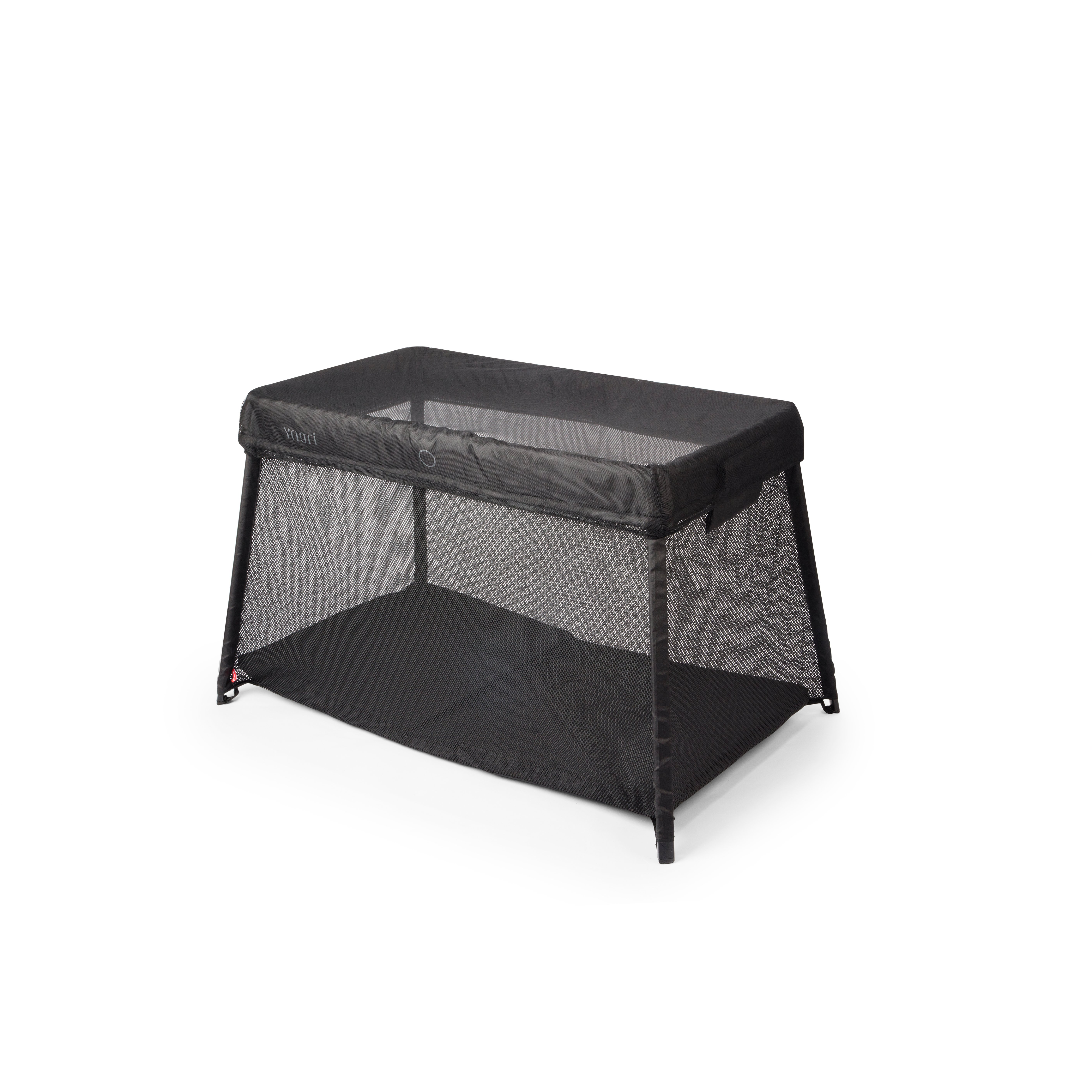 Saga reiseseng med madrass, black