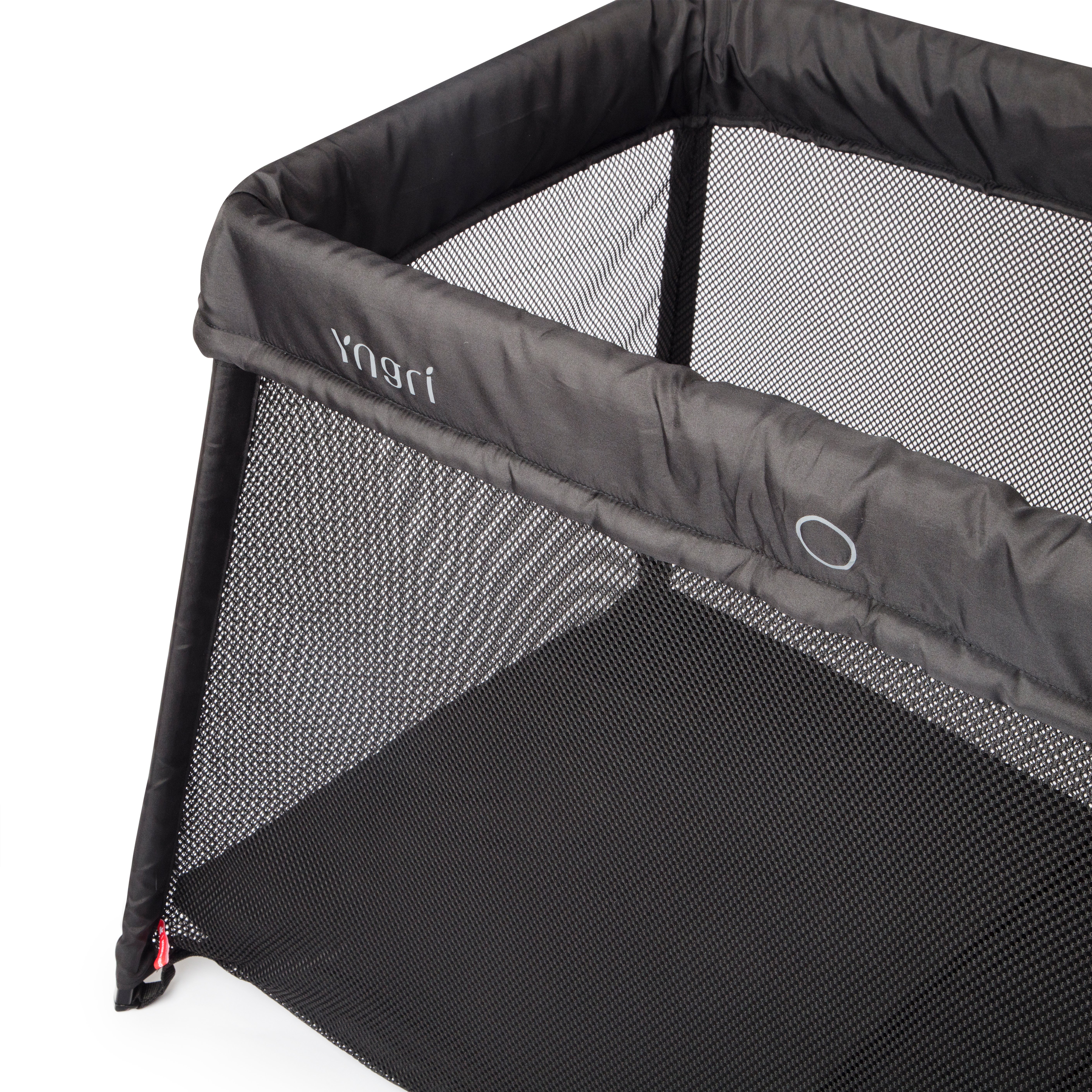 Saga reiseseng med madrass, black