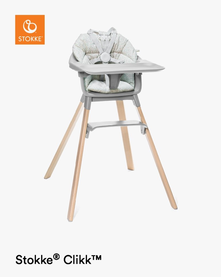 Clikk barnestol Grå - undefined - 1