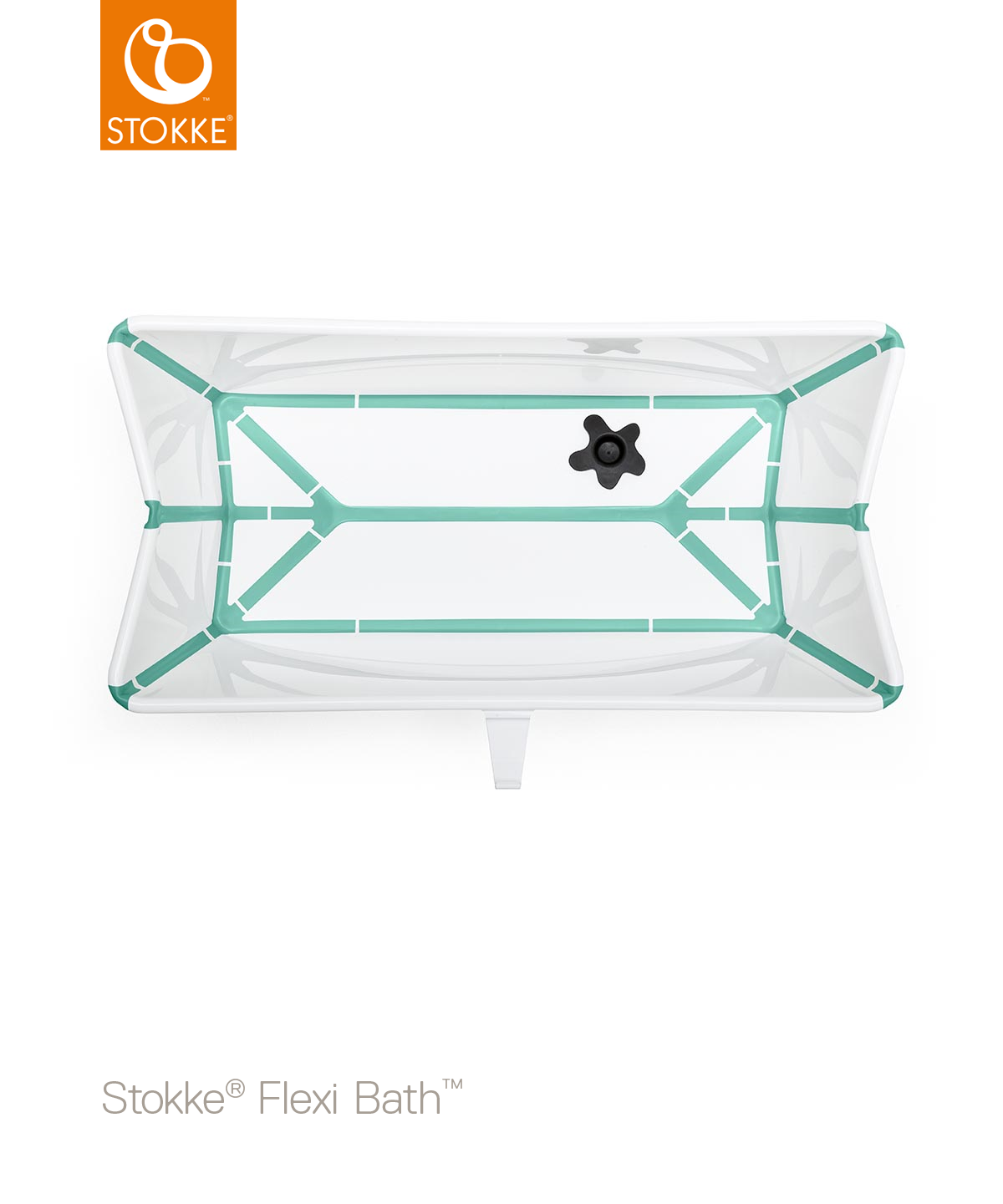 Stokke® Flexi Bath® babybadekar, whiteaqua