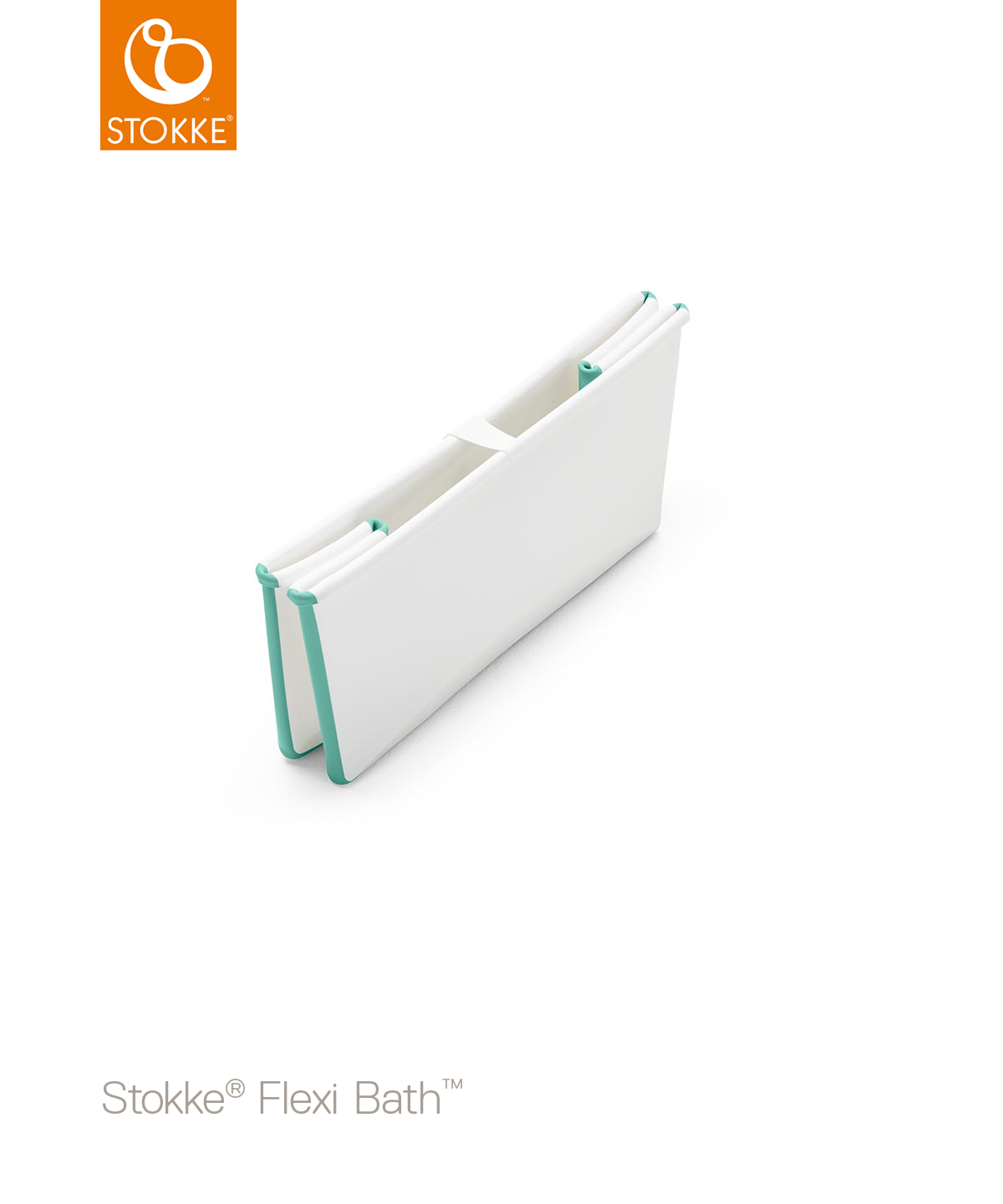 Stokke® Flexi Bath® babybadekar, whiteaqua