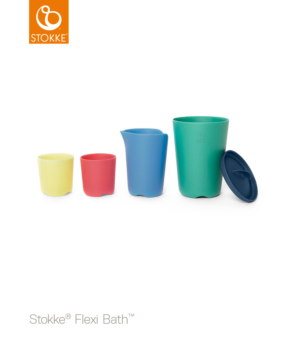 Flexi Bath Toy Cups Multiple - undefined - 1