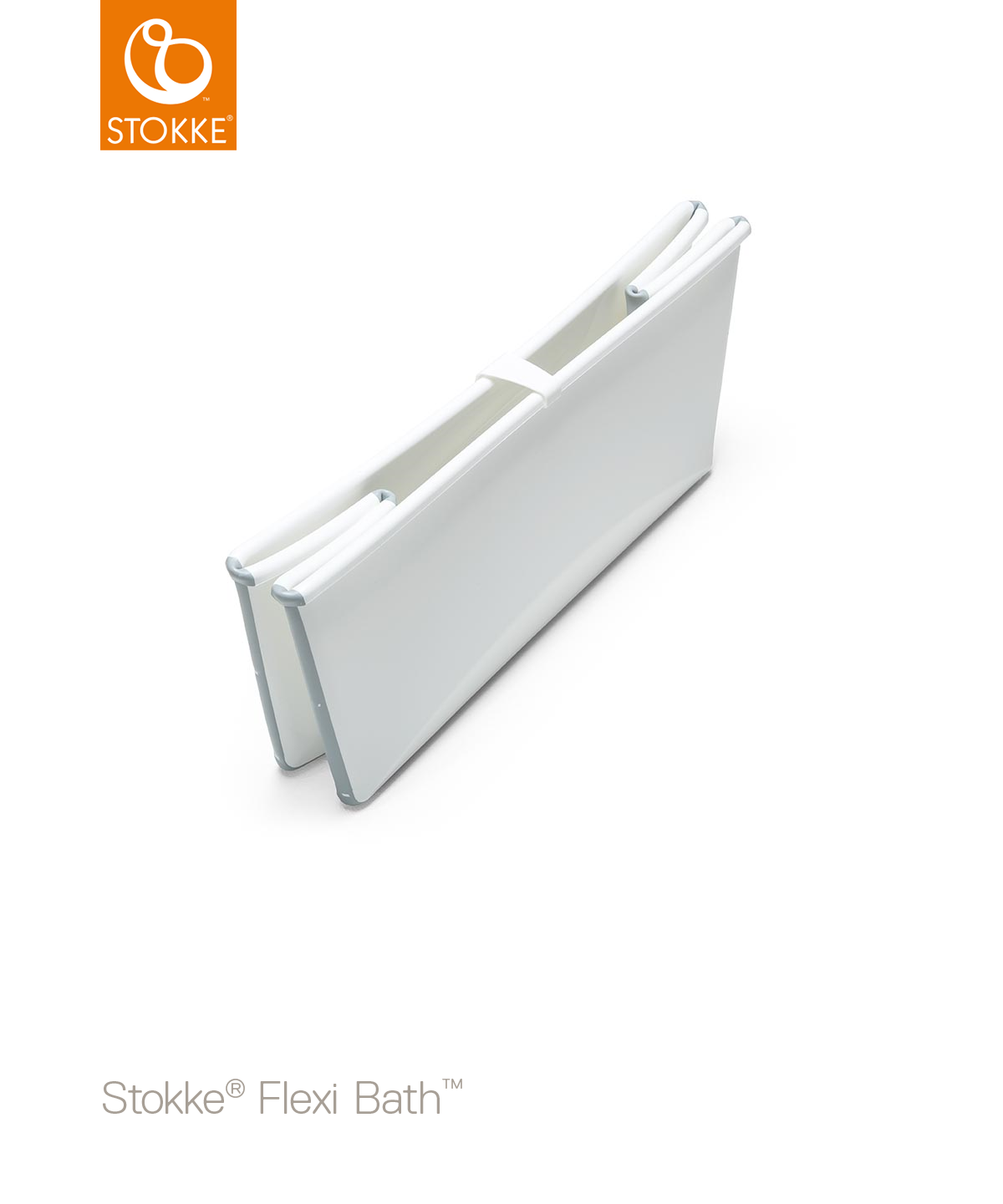 Stokke® Flexi Bath® babybadekar, whitegrey