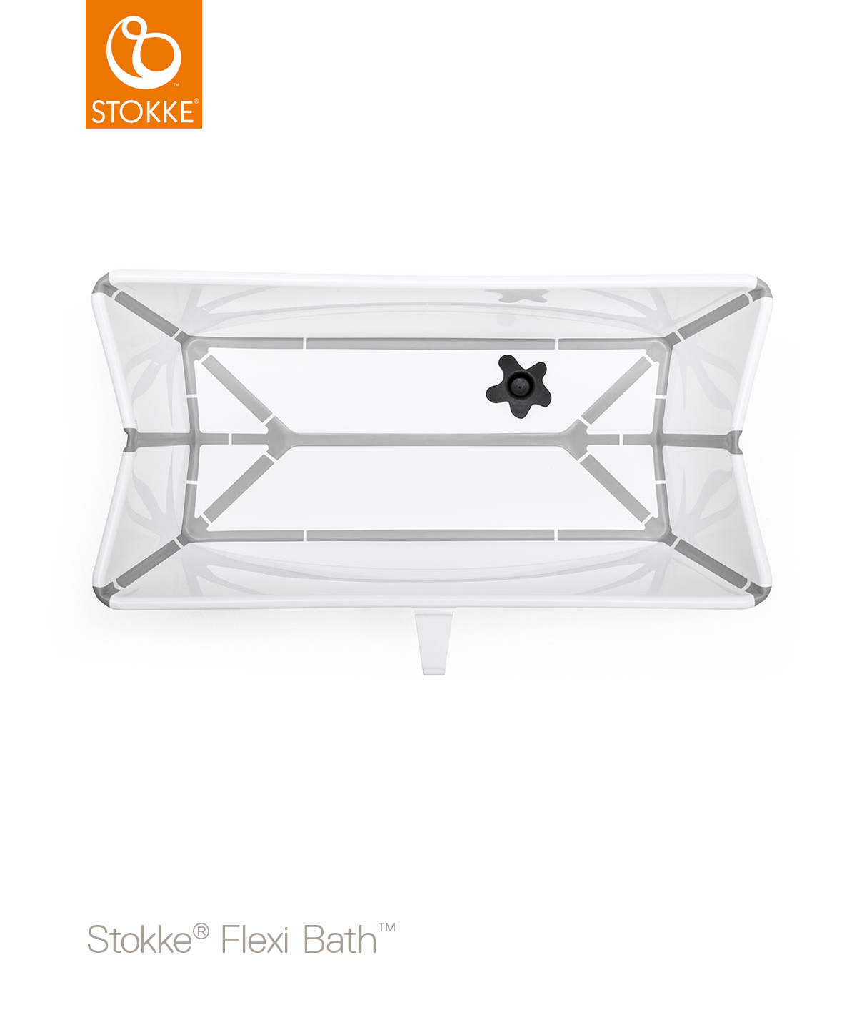 Stokke® Flexi Bath® babybadekar, whitegrey