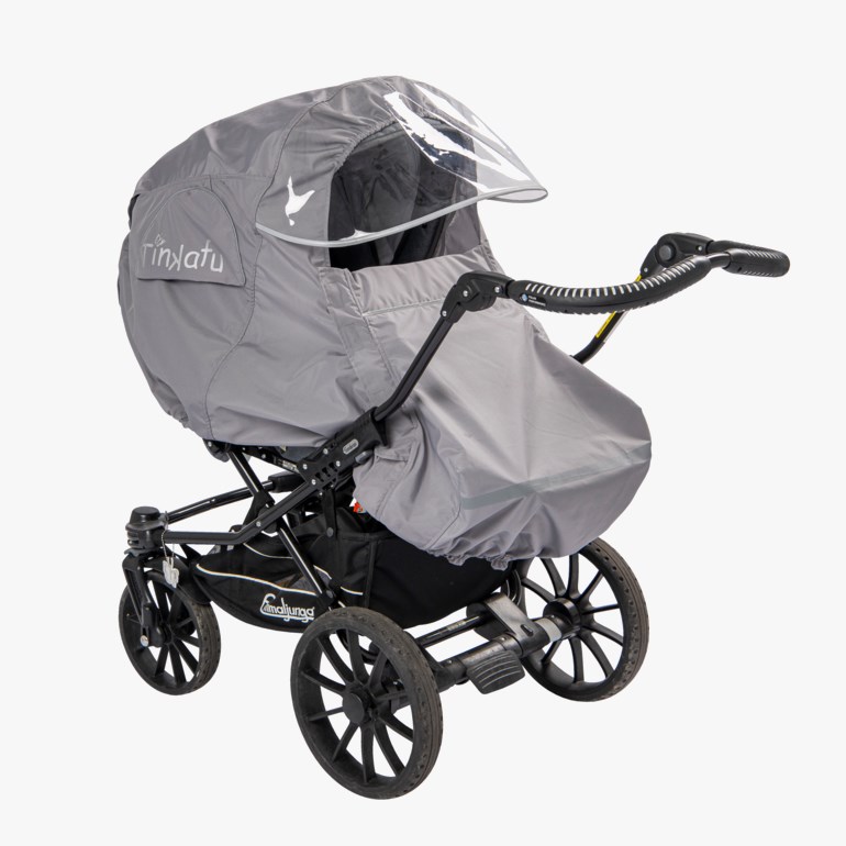 Regntrekk med skjerm i magic print Grå - undefined - 1