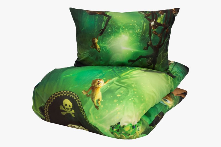 Kaptein Sabeltann sengesett Grønn - undefined - 1