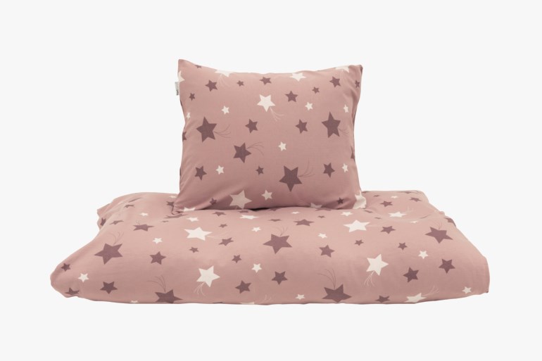 Stjernedryss sengesett, pink, stjerner Rosa - undefined - 1