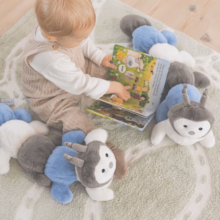 Tusenben stor kosebamse Blå - 11037432-Blue-60cm - 1