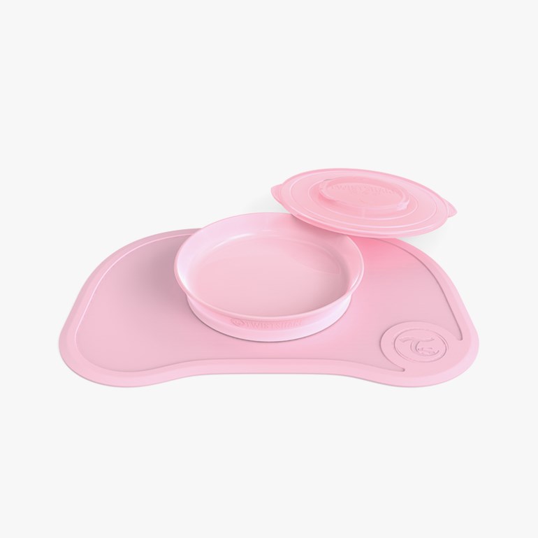 Click mat tallerken og spisebrikke, pinklight Rosa - undefined - 1