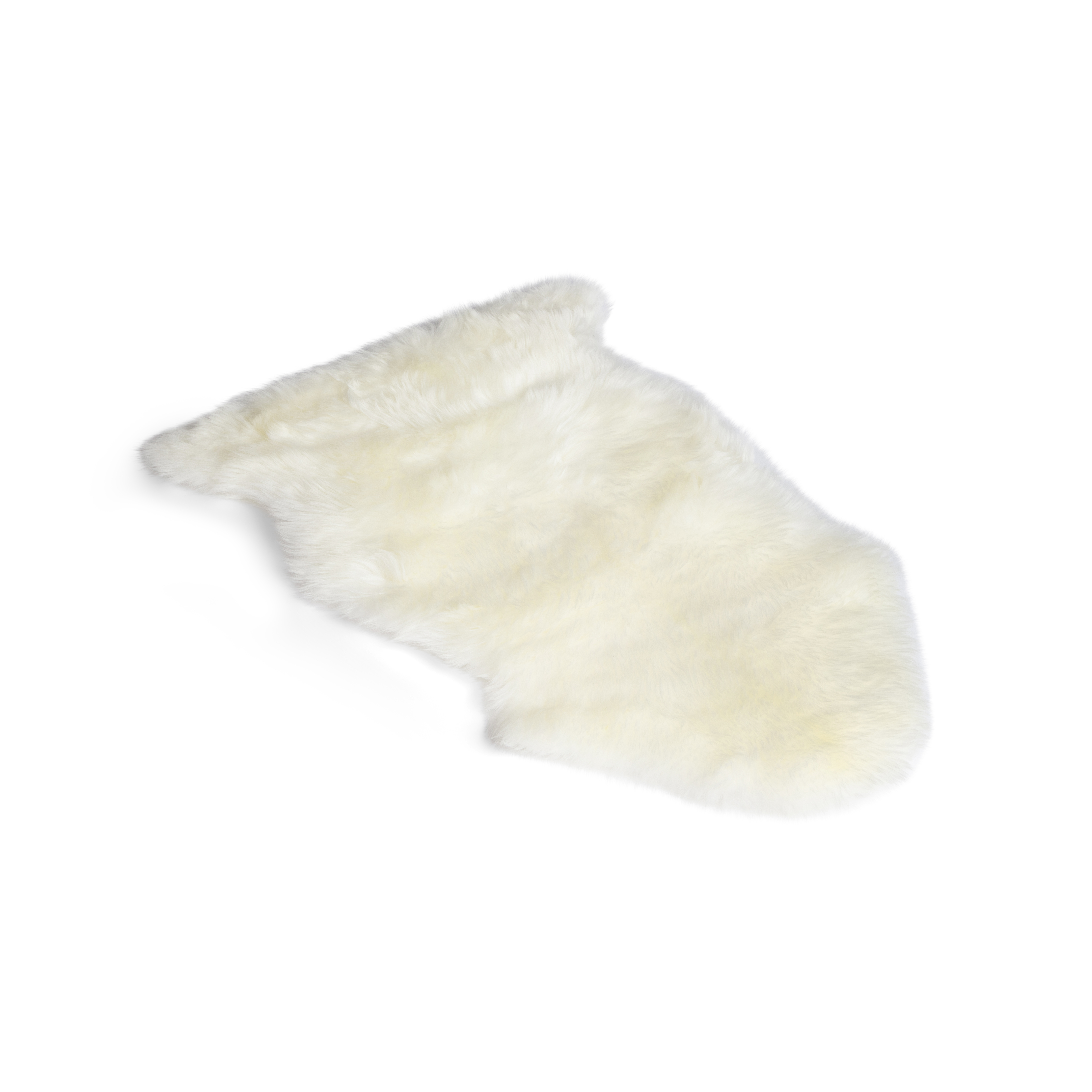 Eir langhåret lammeskinn 80-90 cm, white